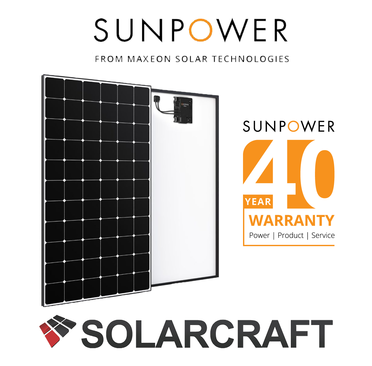 Sunpower Maxeon panels
