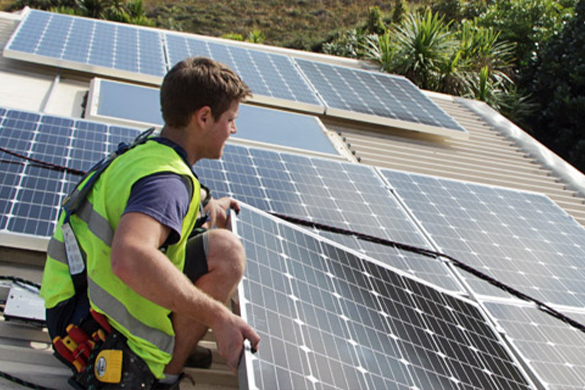 Hybrid Solar Power System for new home